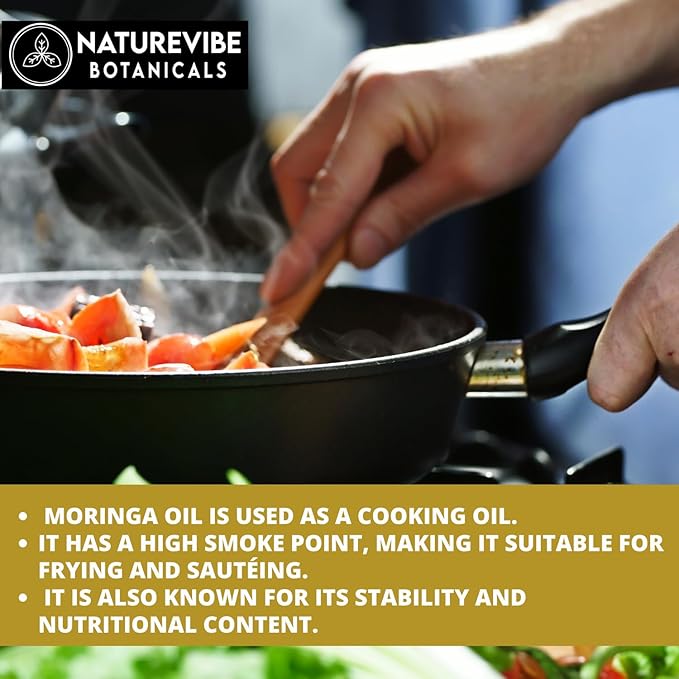 Naturevibe Botanicals Moringa Oil 32 Ounces | 100% Pure and Natural | Great for Skin Care and Hair Care-VivaGrace Women