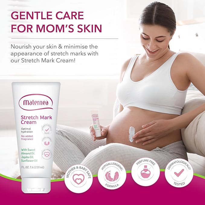 Stretch Mark Cream - Provides Optimal Skin Hydration and Improves its Appearance. 7.44 FL. OZ. (220ml)-VivaGrace Women