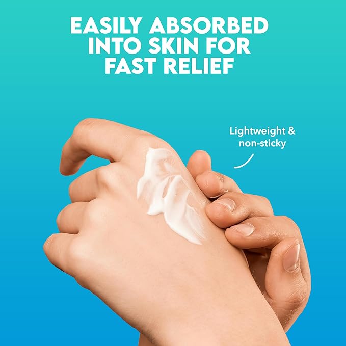 Fast Itching Relief Cream, Anti Itch Lotion for Sensitive Skin, Eczema, Psoriasis & Extreme, Very Severe & Dry Skin, Derm Formula, Menthol & Ceramides, 11.83 fl oz-VivaGrace Women