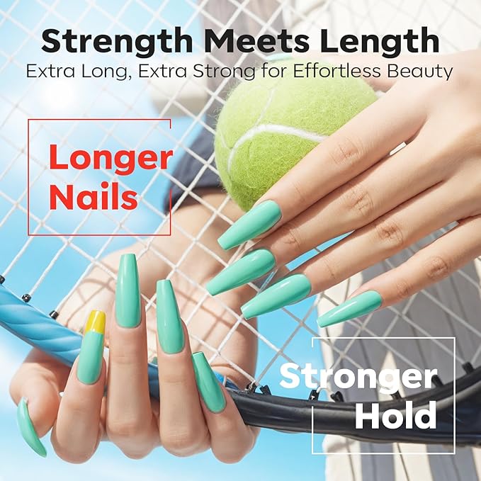 modelones Nail Glue for Nail Tips, 9 in One Glue for Press Ons, Clear Tips, Need U V Light Cured, 15ML-VivaGrace Women