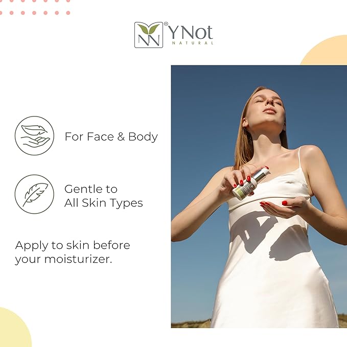 Australian Emu Oil with Vitamin E & C - 50mL Skin Brightener Serum for Face & Body to Reduce Visible Signs of Aging, Spots & Sun Damage - Antioxidant w/Omega 3 6 9 & Essential Oils by Y-Not Natural-VivaGrace Women