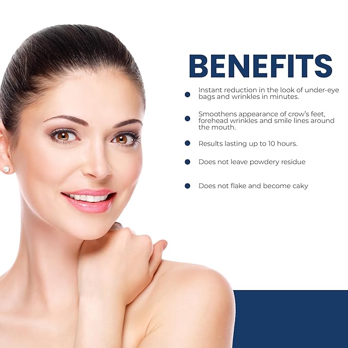 Bag Buster Eye Cream | Instant Reduction | Rapid Eye and Face Lift | Anti-Aging | instantly Reduces, Wrinkles, Dark Circles, Fine Lines, Under Eye Bags | Powdery Residue Or Flakes Free Formula | 10ml-VivaGrace Women