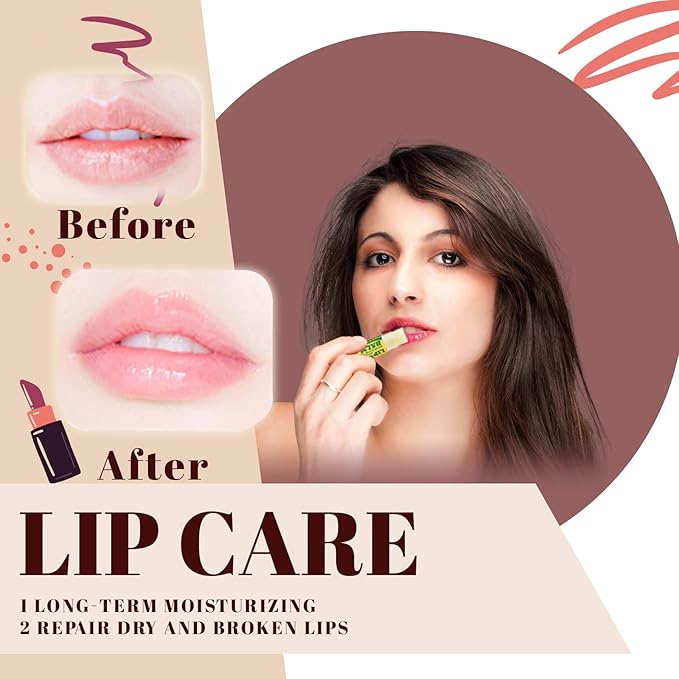 Lip Balm Variety Pack - 9 Delicious Flavors - Natural Lip Balm in Bulk with Vitamin E and Coconut Oil - Moisturizing, Soothing, and Repairing Dry and Chapped Lips-VivaGrace Women