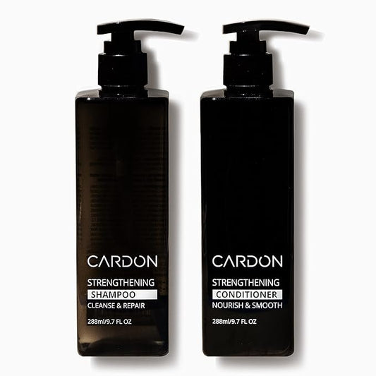 CARDON Hair Growth Set - Strengthening Shampoo and Conditioner for Men, Boost Hair Growth and Prevent Thinning, Korean Haircare for Healthy Scalp and Deep Conditioning (2 Bottles)-VivaGrace Women