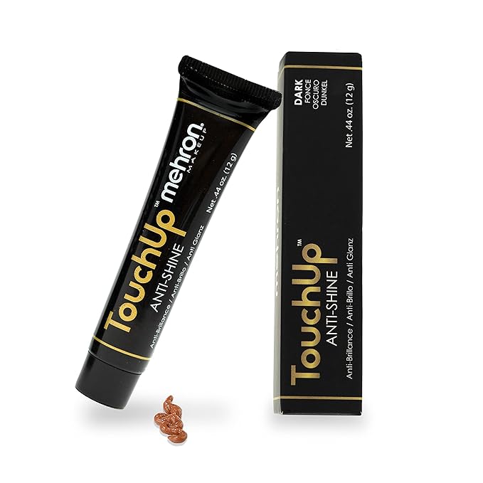 Mehron Makeup TouchUp Anti-Shine Gel | Matte Primer Face Makeup | Finishing and Primer Gel (Dark Tint)-VivaGrace Women