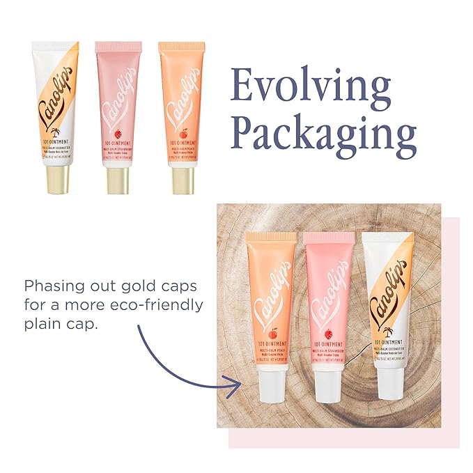 Lanolips Tinted Balm, Perfect Nude - Moisturizing Lip Tint with Lanolin and Gloss for Shiny, Hydrated Lips - Hydrating Lip Balm for Dry Lips (12.5g / 0.44oz)-VivaGrace Women