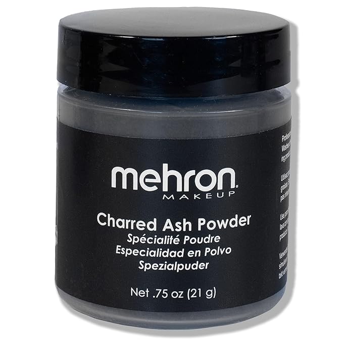 Mehron Makeup Special Effects Powder (.75 oz) (Charred Ash)-VivaGrace Women