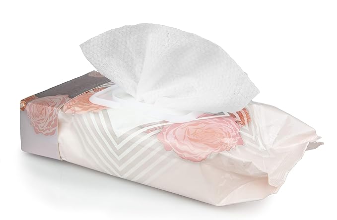 Makeup Remover Wipes Bulk Pack- Collagen and Rosehip Facial Cleansing Wipes, 2 Pack