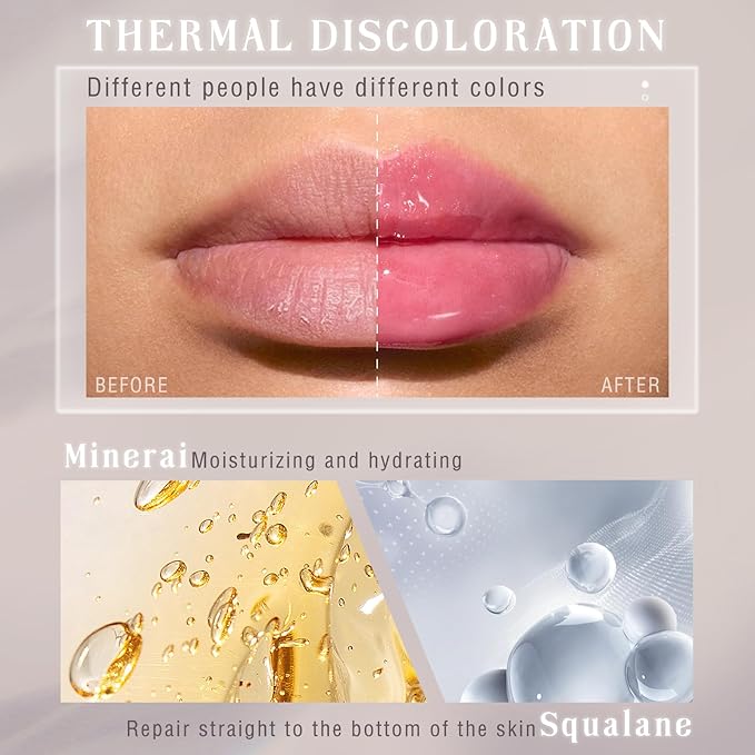 2PCS Color Changing Blush Stick for Cheeks Makeup,Clear Blush PH Temperature Change Magic Pink Cream Blusher Waterproof Multi-Use Lips and Face Tint,Matte Finish Natural Lightweight Jelly-VivaGrace Women