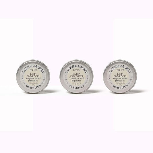 Dr. Hunter’s Lip Salve - All Natural Lip Balm And Moisturizer For Dry, Cracked And Chapped Lips - 0.55 Ounce (3 Pack)-VivaGrace Women