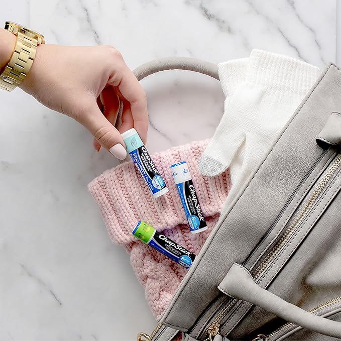 ChapStick Moisturizer 2-in-1 Lipcare 6-Pack (3 Original, 3 Cool Mint) – 8-Hour Lip Balm with Broad Spectrum SPF, Aloe & Vitamin E, 0.15 Ea-VivaGrace Women