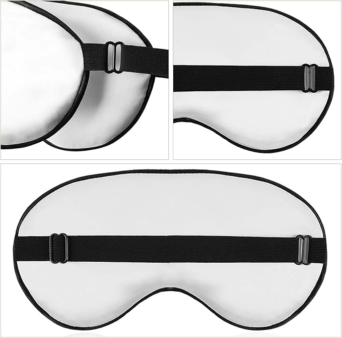 Custom Eye Mask Design Your Own Personalized Eye Shade Add Your Image Text Logo Light and Easy to Carry Effective Shadin Adjustable, 1pcsBlack, 8.1"x4.1"-VivaGrace Women