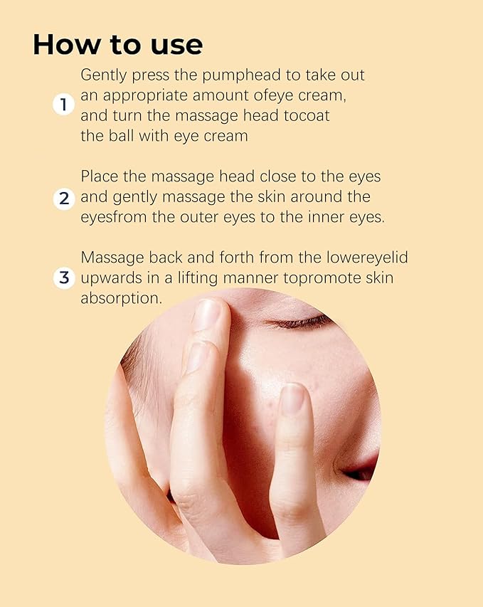 Moisturizing and hydrating snail peptide eye cream can tighten the eye, improve the dark circles around the eyes, and weaken the fine lines of the eye essence-VivaGrace Women