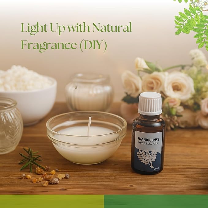 Roots & Above Pure Natural Frankincense Oil 1.01 oz/30ml for Diffusers, Hair, Skin Care, Face, Body, Massages & Soap and Candle Making-VivaGrace Women