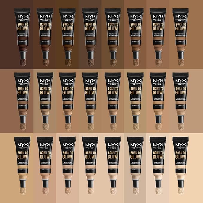 NYX PROFESSIONAL MAKEUP Born To Glow Radiant Concealer, Medium Coverage - Alabaster-VivaGrace Women