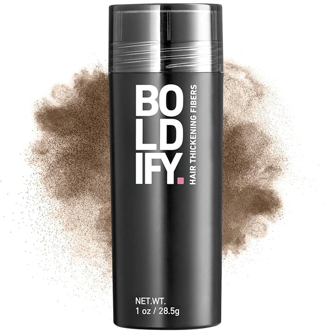 BOLDIFY Hair Fibers (28.5g) - Fill In Thinning and Fine Hair for an Instantly Fuller, Thicker Look - 14 Shades for Women & Men - Light Brown-VivaGrace Women