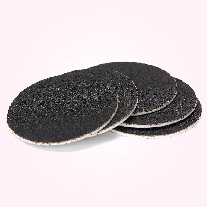60pcs Replaceable Sandpaper Refill Discs for Electric Foot Callus Remover Hard Dry Dead Skin Remova(120 Grit 30pcs and 80 Grit 30pcs)-VivaGrace Women