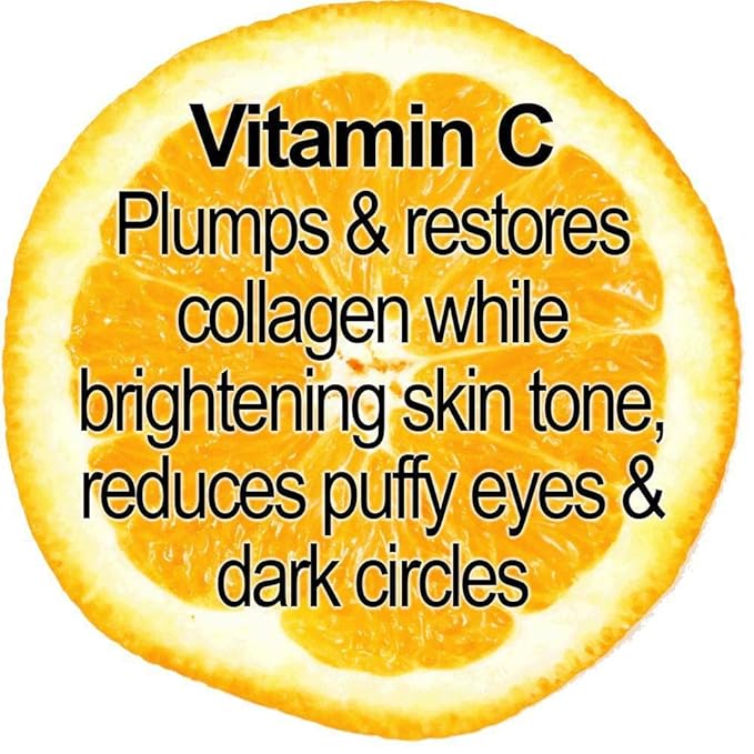 Glimmer Goddess Organic Vitamin C and Peptide Eye Serum for Dark Circles, 1 oz-VivaGrace Women