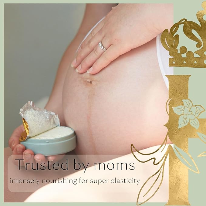 Bump Butter: 100% Natural Whipped Cocoa Butter Formula for Growing Baby Bumps - Soothing & Nourishing with Neroli & Frankincense - 3.4 Fl Oz/100 ML-VivaGrace Women