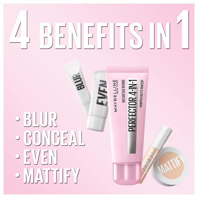 Maybelline Instant Age Rewind Instant Perfector 4-In-1 Matte Makeup, 05 Deep, 1 Count-VivaGrace Women
