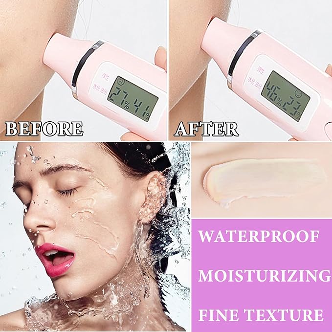 Color Correcting Facial Serum,Isolation Cream,Pore Primer,Invisible Pore,Skin Tone Correcting,Moisturizing Concealer Foundation Face Makeup Brightening Primer Base-VivaGrace Women