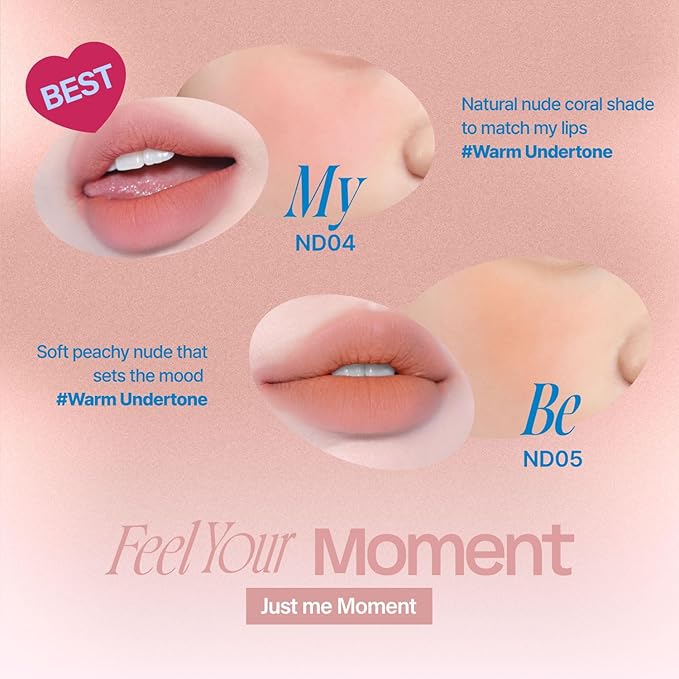 Lip&Cheek Blurry Pudding Pot | Just me Moment - My | Makeup Blush, Buildable Lightweight, Multi-Use Soft Matte Finish | 5g-VivaGrace Women