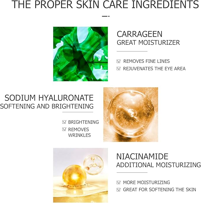 BIOAQUA Gold Elastic Soft Crystal Gel Eye Mask Hydrates Nourishes Moisturizing Face Skin Around The Eyes 12g x 5pcs-VivaGrace Women