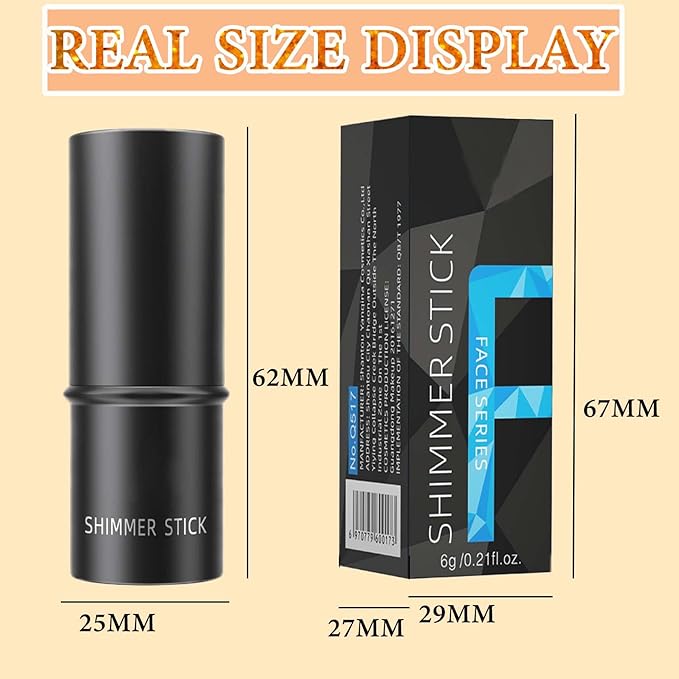 3 PCS Cream Contour Blush Stick,Long Lasting Waterproof Blush Stick for Cheeks&Lips Multipurpose Face Highlighting Concealing Cream,Shimmer Contour Stick Makeup for Women-VivaGrace Women