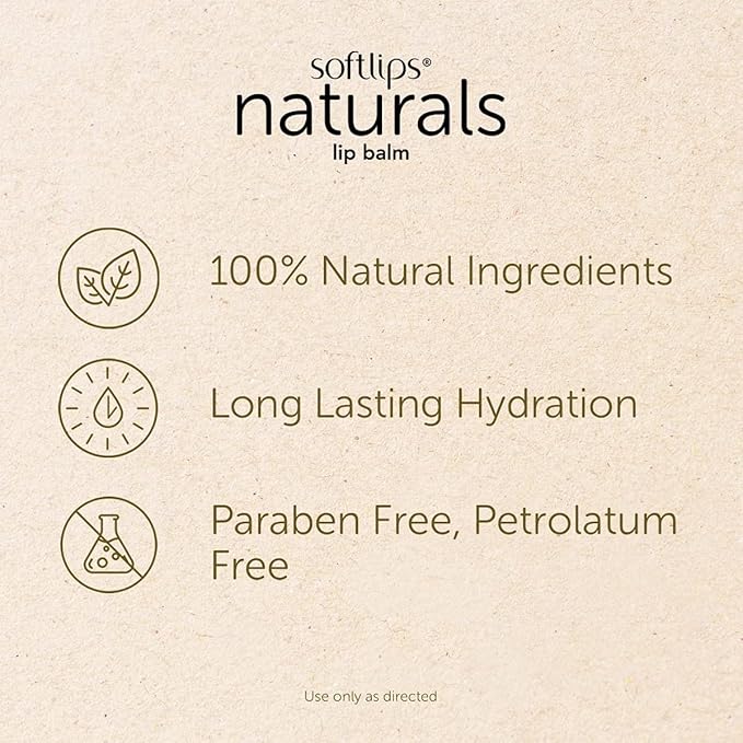 Softlips Natural with Avocado Oil Lip Balm (6)-VivaGrace Women