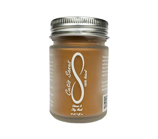 100% Natural Vitamin A Clay Mask 120g All Clay & No Water-VivaGrace Women