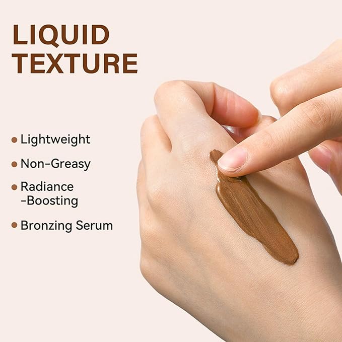 Butter Glow Bronzing Serum, Facial Bronzing Serum, Bronzing Drops For Face, Face Bronzing Drops, For Radiant, Natural, Sunkissed Complexion-VivaGrace Women