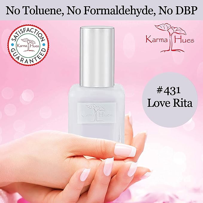 Karma Naturals Nail Polish – Non-Toxic, Vegan & Cruelty-Free (Love, Rita, 0.43 fl oz)