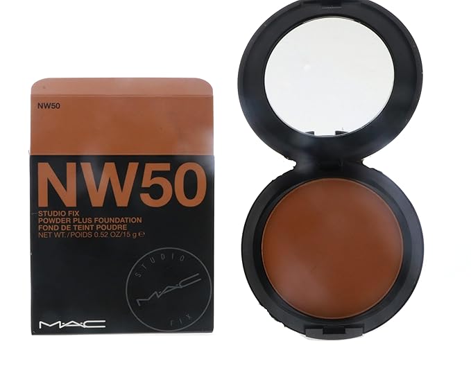 Mac Studio Fix Powder Plus Foundation Nw50 15gm/0.52 Ounce-VivaGrace Women