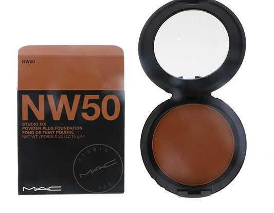 Mac Studio Fix Powder Plus Foundation Nw50 15gm/0.52 Ounce-VivaGrace Women