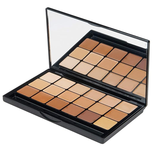 Graftobian HD Glamour Creme Foundation Warm Super Palette - 18 High Definition Warm Undertone Cream Shades-VivaGrace Women