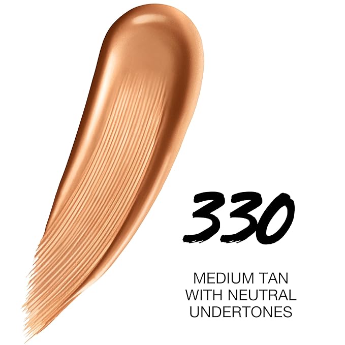 Maybelline Super Stay Up to 24HR Skin Tint, Radiant Light-to-Medium Coverage Foundation, Makeup Infused With Vitamin C, 330, 1 Count-VivaGrace Women