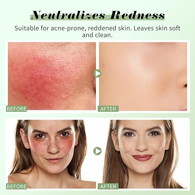 Color Correcting Cream Tinted Moisturizer, Makeup Primer for A Flawless, Smooth Canvas, Formulated with Centella Asiatica and Vitamin E-VivaGrace Women