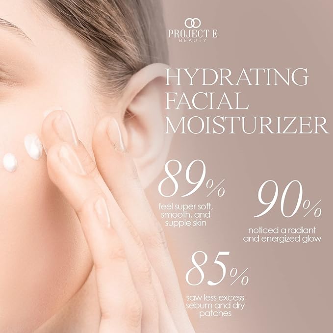 Project E Beauty Nourishing Facial Moisturizer Anti-Aging Skincare| Daily Hydration | For Face And Neck | Smooths & Softens Skin | Reduces Wrinkles & Fine Lines | For Day & Night Use | 50g-VivaGrace Women