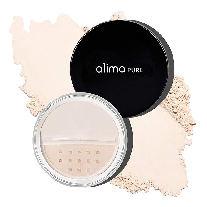 Alima Pure Matte Foundation Loose Mineral Powder Foundation Makeup, Loose Powder Makeup Oil Free Talc Free Powder, Natural Makeup Mineral Foundation Full Coverage Natural Foundation Powder .15 oz/4.5g-VivaGrace Women