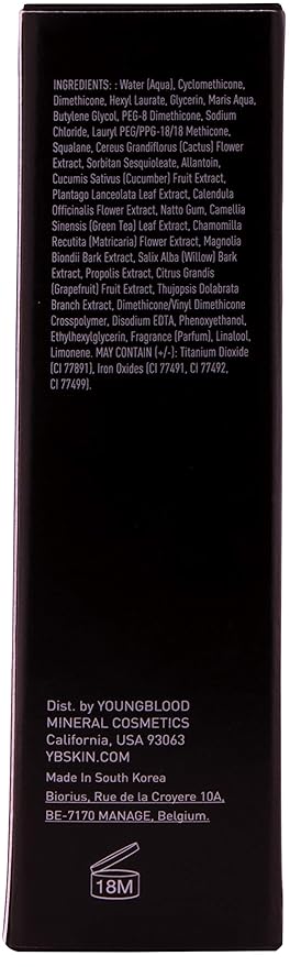 Youngblood Mineral Cosmetics Liquid Mineral Foundation, Golden Sun (Old Version) | Full Coverage Mineral Lightweight Makeup | Vegan, Cruelty Free, Paraben Free-VivaGrace Women