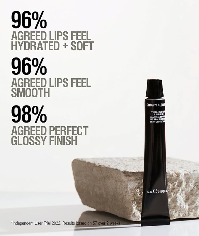 Grown Alchemist Hydra-Restore Lip Balm, Strawberry-Vanilla, 0.4 Ounce (12ml)-VivaGrace Women