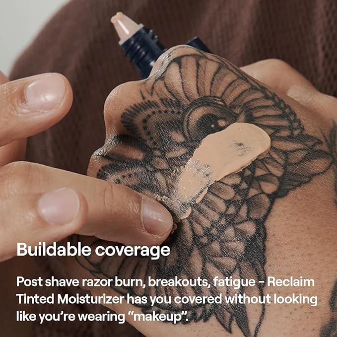 APOSTLE Reclaim Tinted Moisturizer for Men (11 Mobay) - Niacinamide, Vitamin E, Squalane, Hyaluronic Acid, Tinted Face Moisturizer For Men. Hydrates, Evens Skin Tone, Reduces Fine Lines, 1 Fl. Oz.-VivaGrace Women