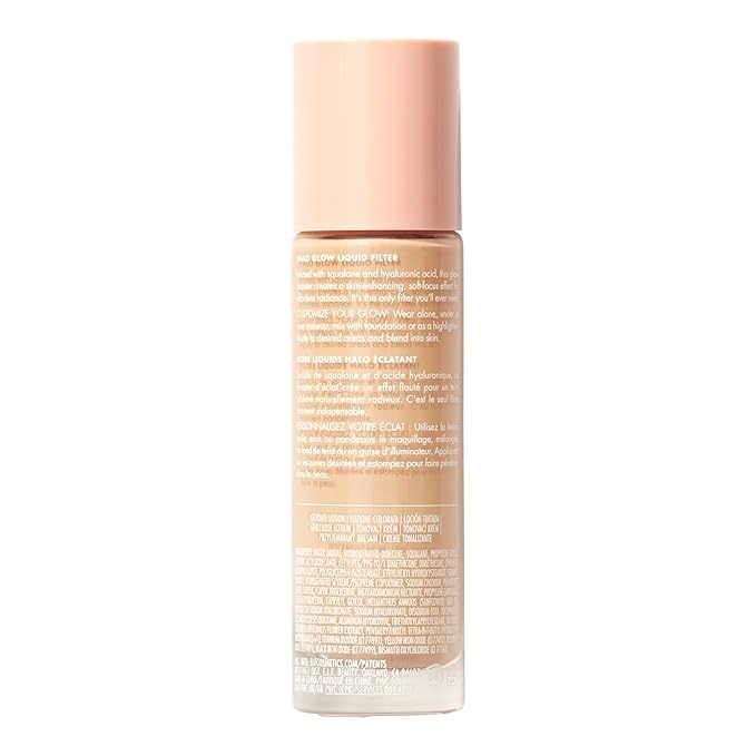 e.l.f. Halo Glow Liquid Filter, Complexion Booster For A Glowing, Soft-Focus Look, Infused With Hyaluronic Acid, Vegan & Cruelty-Free, 0 Fair-VivaGrace Women