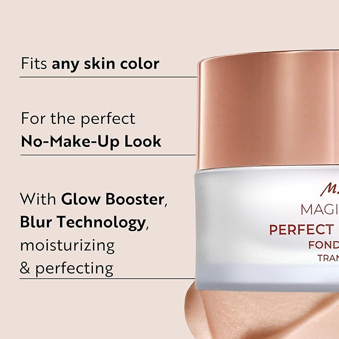 M. Asam Magic Finish Perfect Me Primer (1.01 Fl Oz) - Make-Up Hydrating Face Foundation Primer For A Flawless Skin, Ideal For Touch Ups, With Blurring Effect, Matches Various Skin Tones-VivaGrace Women