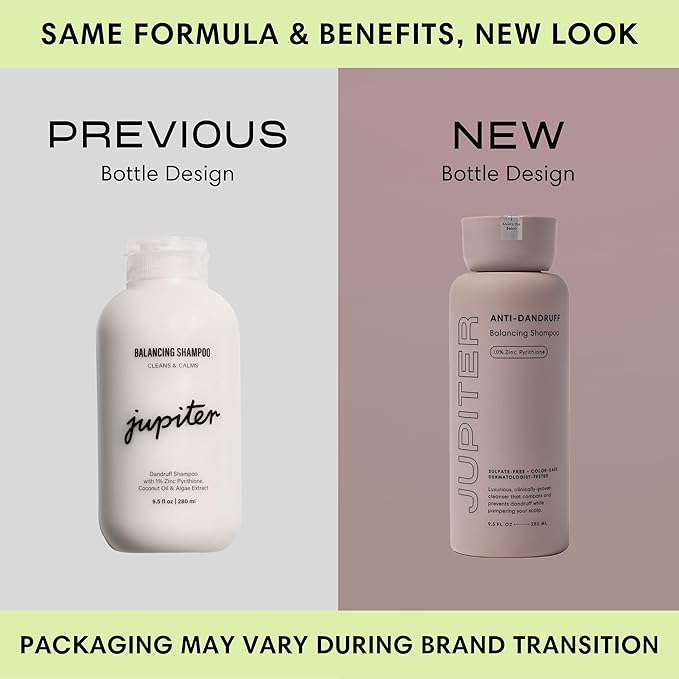 Jupiter Anti-Dandruff Shampoo, Conditioner, & Serum Advanced Set, Physician-Formulated for Dry, Itchy, Oily, Flaky Scalp Care, Color-Safe, Dry Scalp, Sulfate-Free-VivaGrace Women