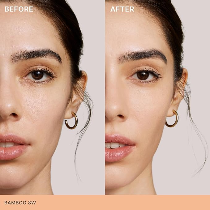 ILIA - Skin Rewind Complexion Stick - Foundation + Concealer + Skincare | Non-Toxic, Vegan, Cruelty-Free, Clean Makeup (8W - Bamboo, 0.35 oz | 10 g)-VivaGrace Women