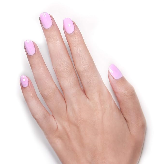 LONDONTOWN UV/LED Gel Nail Polish - Long Lasting, Chip Resistant High Shine Color - Glossy Muted Pink, Lemonade Pop, 12ml/.40fl oz