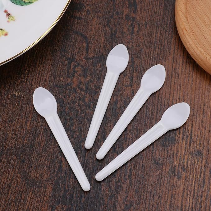 100pcs Makeup Scoop Cosmetic Scoop Face Cream Spatula Face Cream Scoop Face Mask Scoop Cosmetic Spatula Makeup Spoon-VivaGrace Women