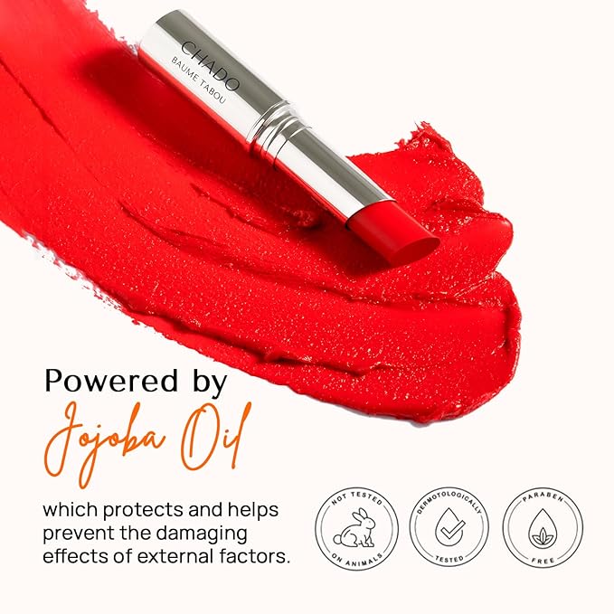 Cosmetics Baume Tabou Tinted Lip Balm, Red-VivaGrace Women