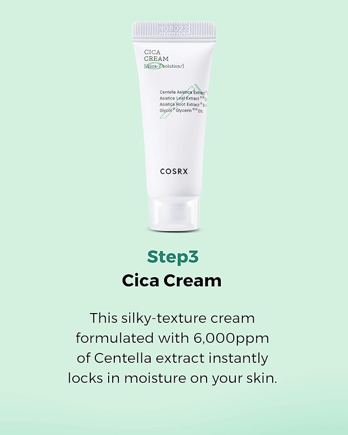 COSRX CICA Relief Kit | Toner, Serum, Cream with Centella Asiatica | Sensitive Skin, Soothing, Moisturizing | Travel Size Set, Gift Set, Korean Skincare, Not Tested on Animals, Paraben Free-VivaGrace Women
